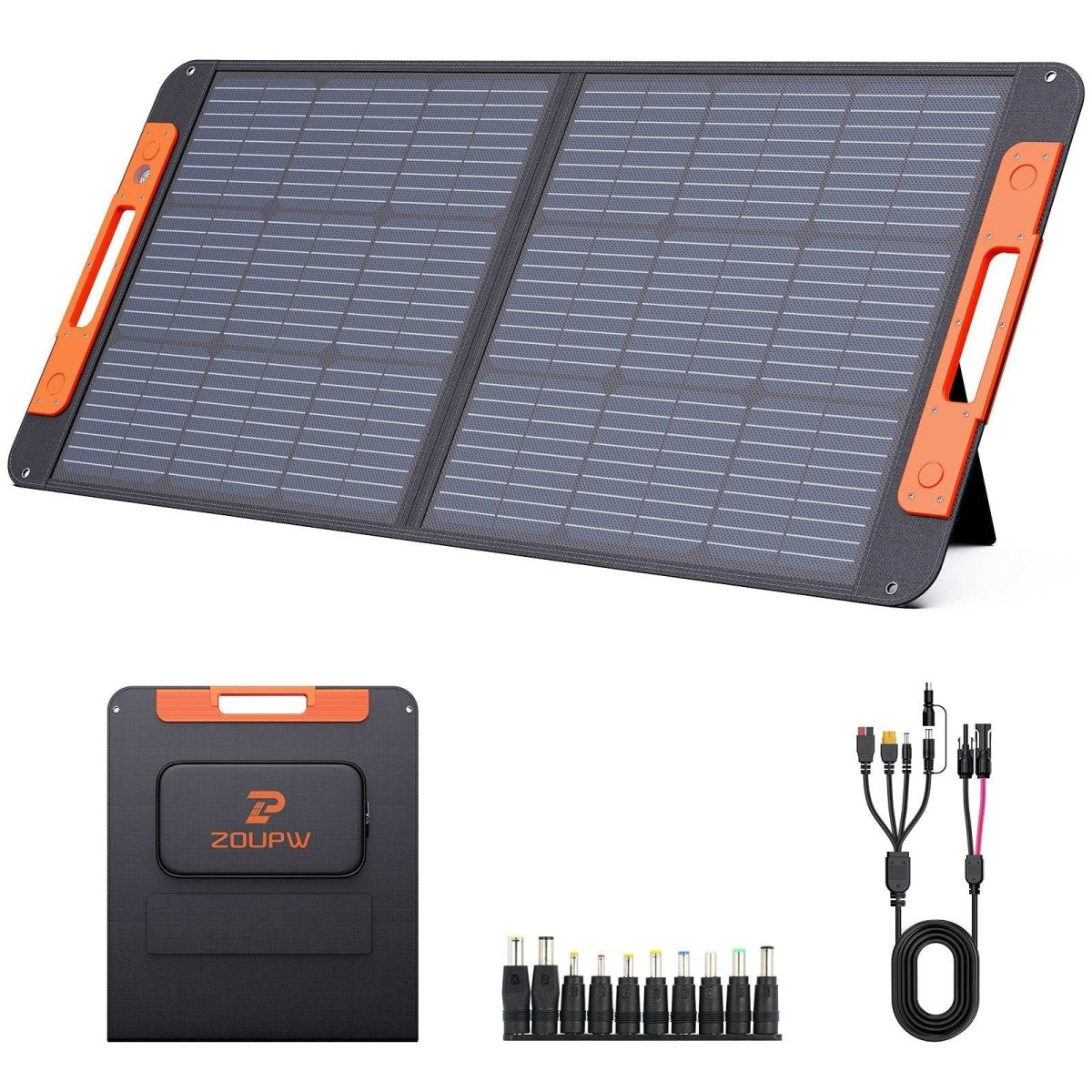 ZOUPW 100W Portable Solar Panel 20V Solar Charger Camping