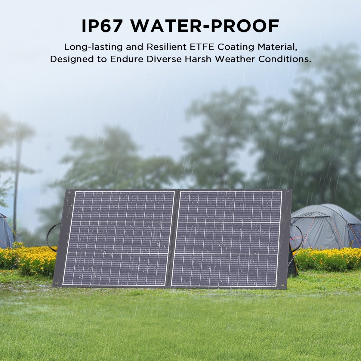 100W N - Type 16BB Lightweight Solar Panel - zoupw