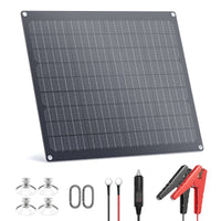 20W Solar Battery Charger 12V for Car Boat Marine RV - zoupw