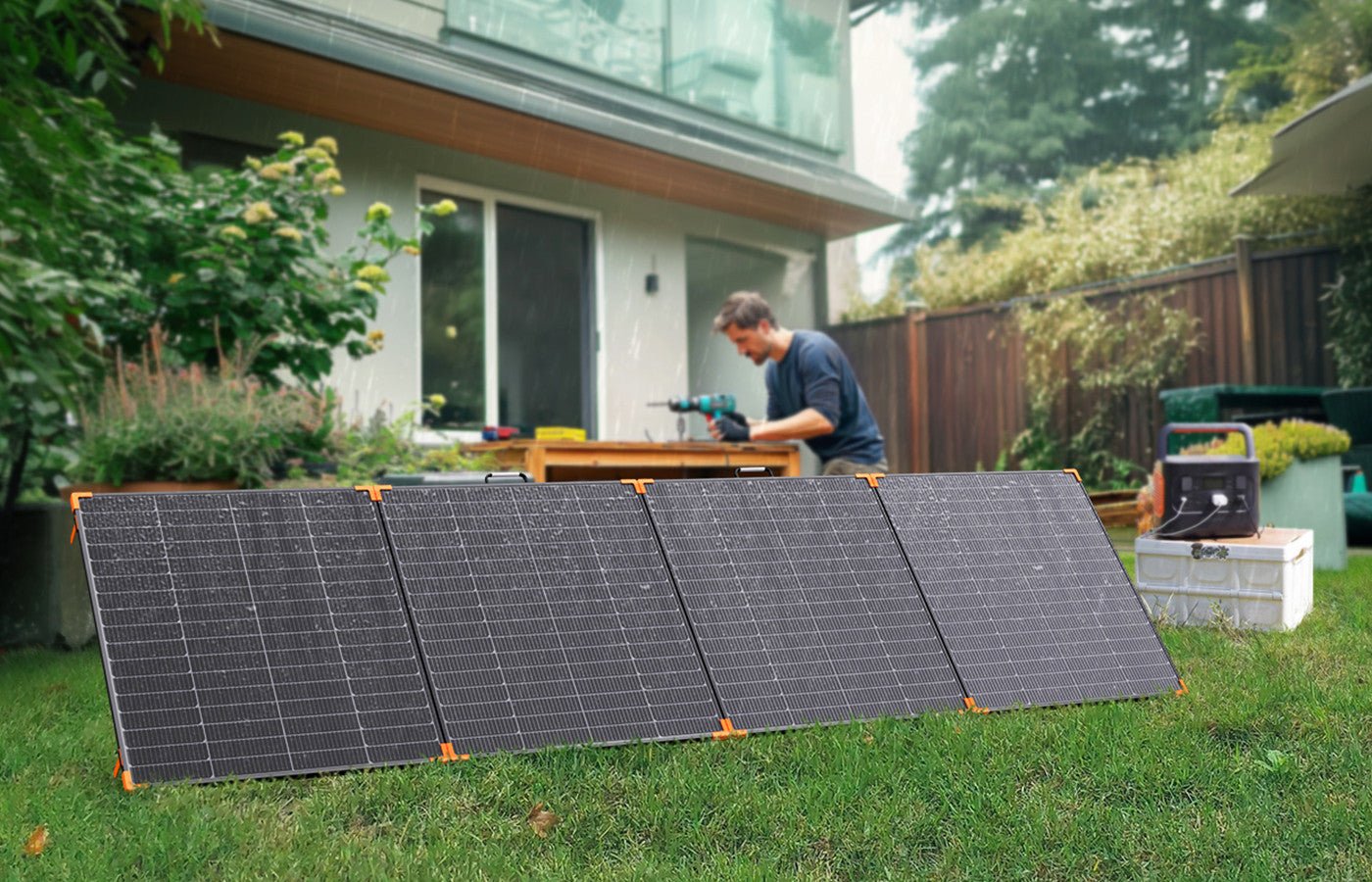 450W Portable Solar Panels for Home: Your Power Backup in Uncertain Times - zoupw