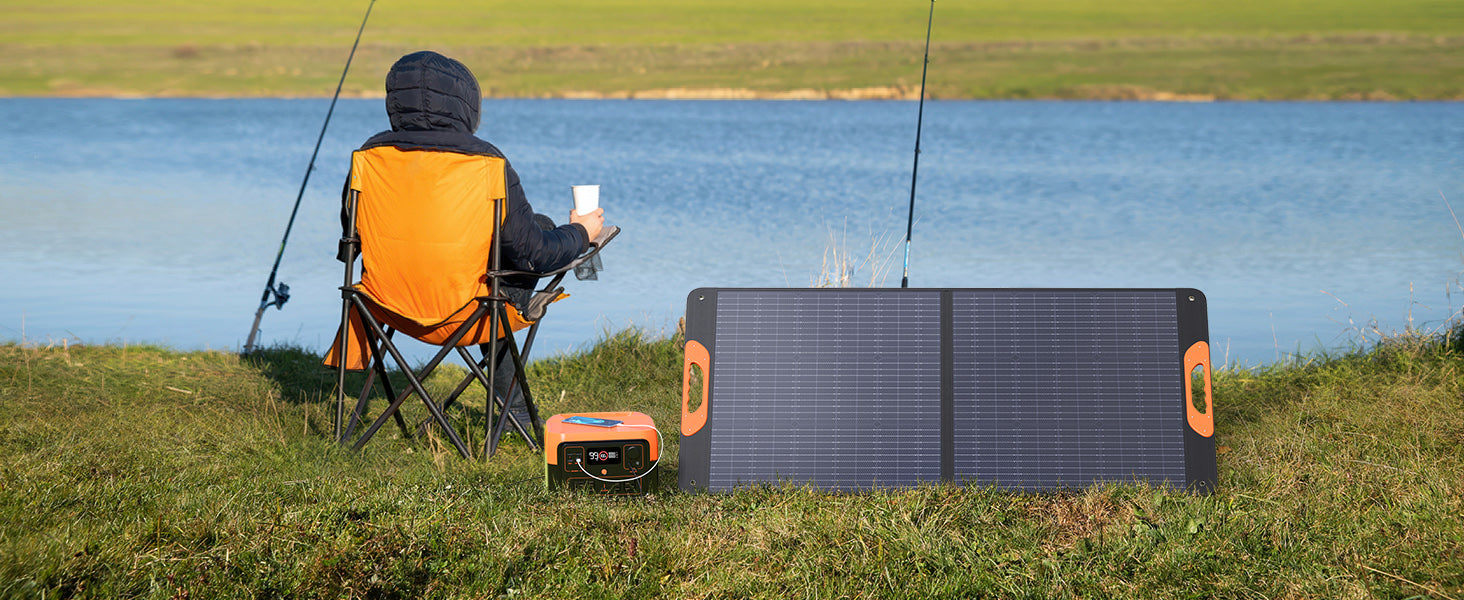 fishing solar panel