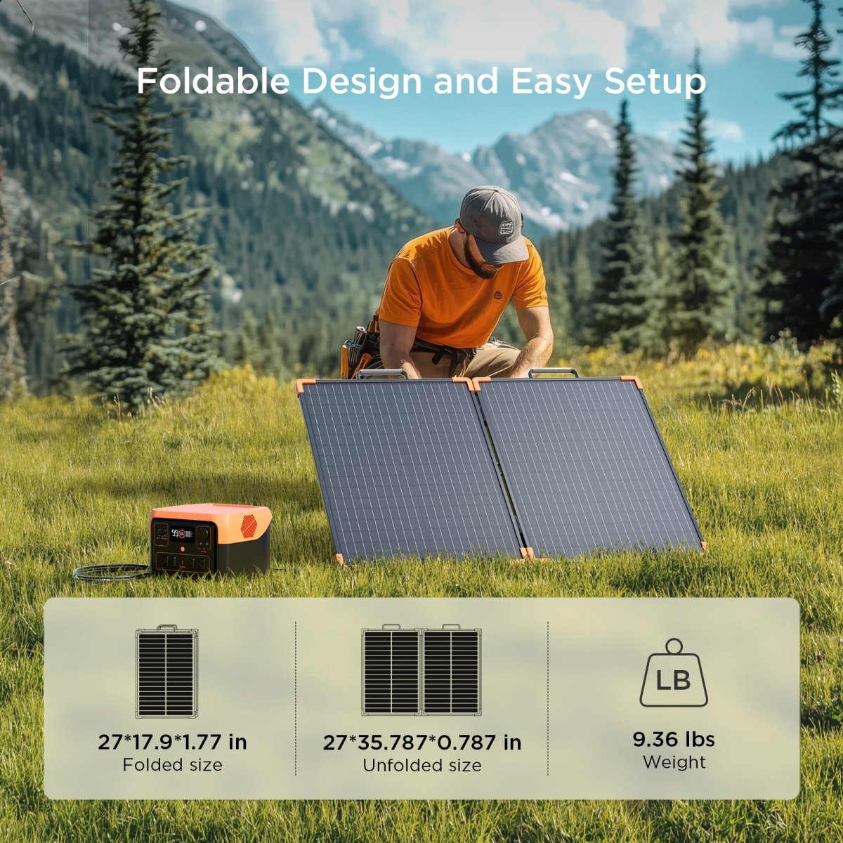 100 Watt Solar Suitcase with 20A PWM Controller - zoupw
