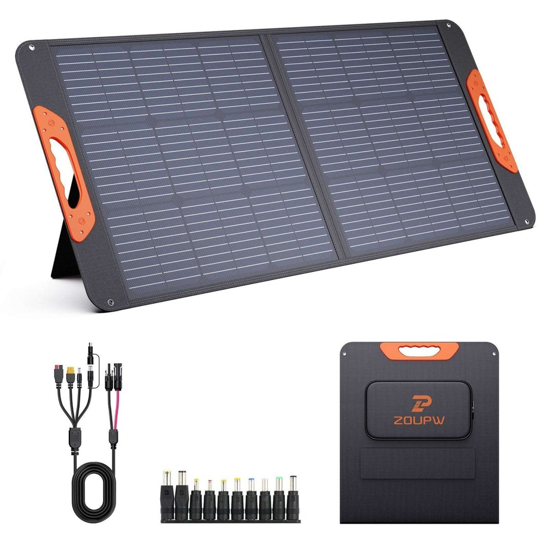 100W Portable Solar Panel - zoupw