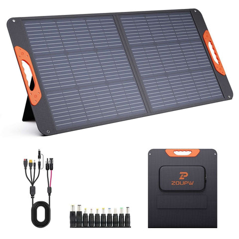 ZOUPW foldgo 200W 折りたたみソーラーパネル 変換効率23.5% RV