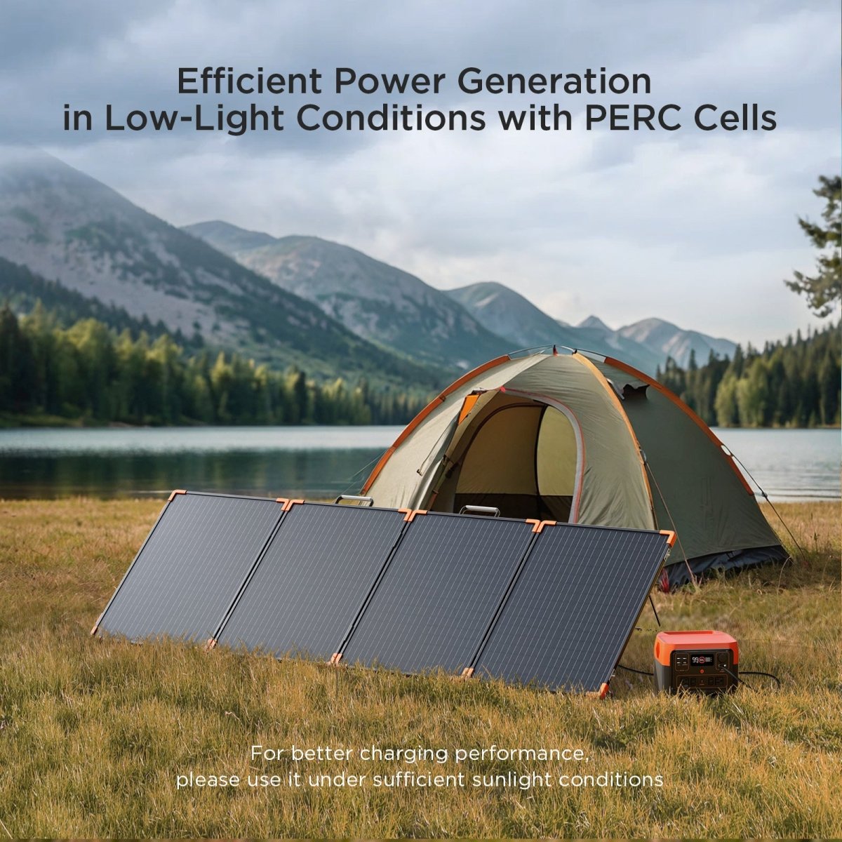 ZOUPW 200W Portable Solar Suitcase | Built-in 20A PWM Controller