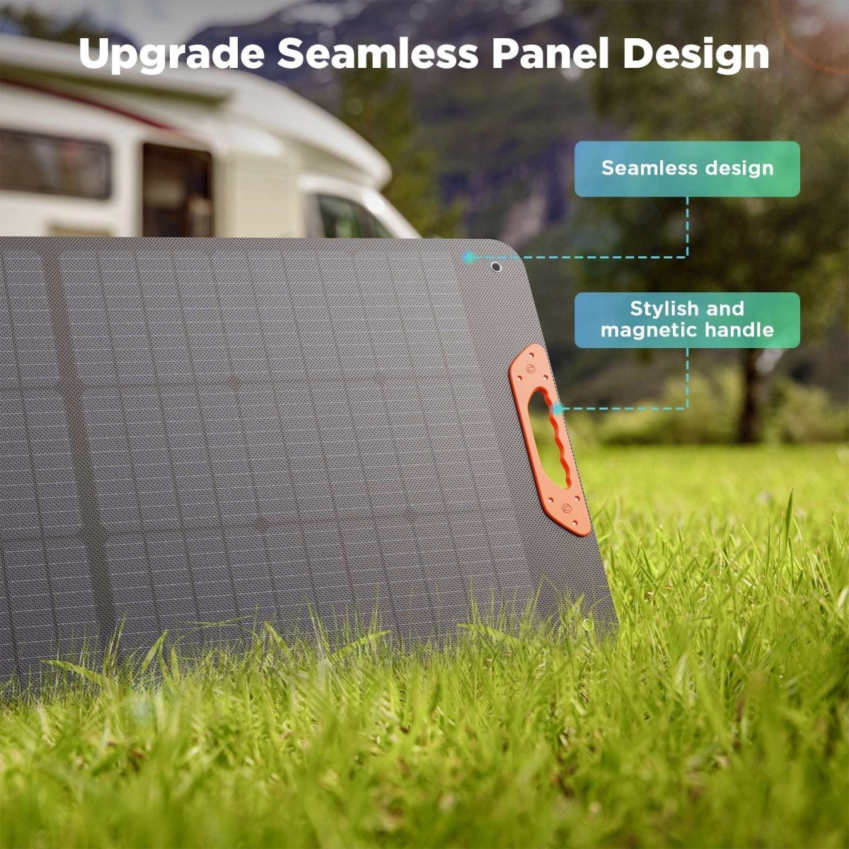 ZOUPW 200W 10BB Portable Solar Panel 23.5% Efficiency for Camping