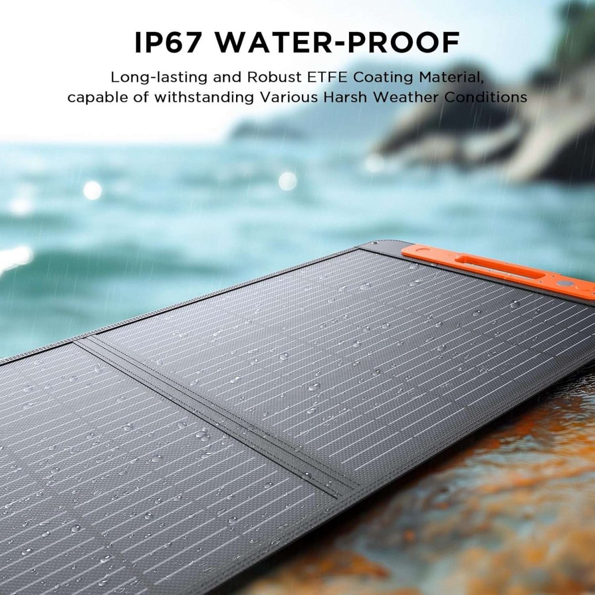 200W Portable Solar Panel With Solar Angle Guide - zoupw