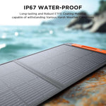 200W Portable Solar Panel With Solar Angle Guide - zoupw