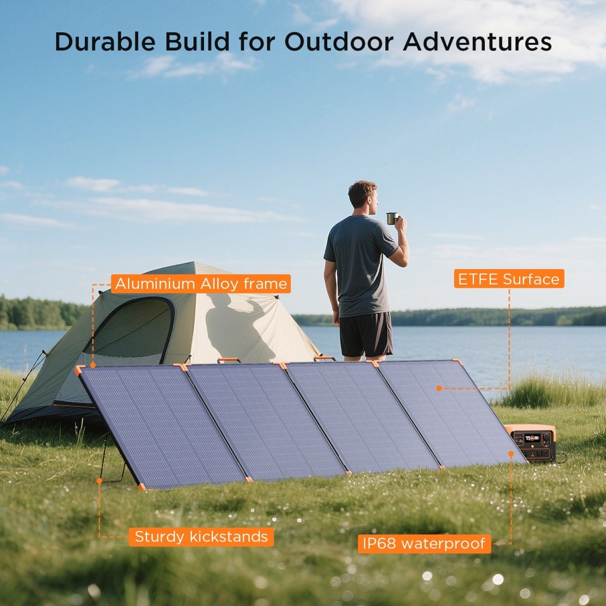 300W Foldable Solar Panel N - Type 16BB - zoupw