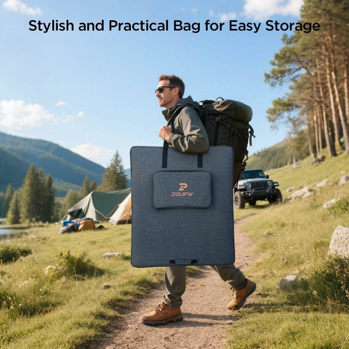 350 Watt Portable Solar Panel N - Type 16BB - zoupw