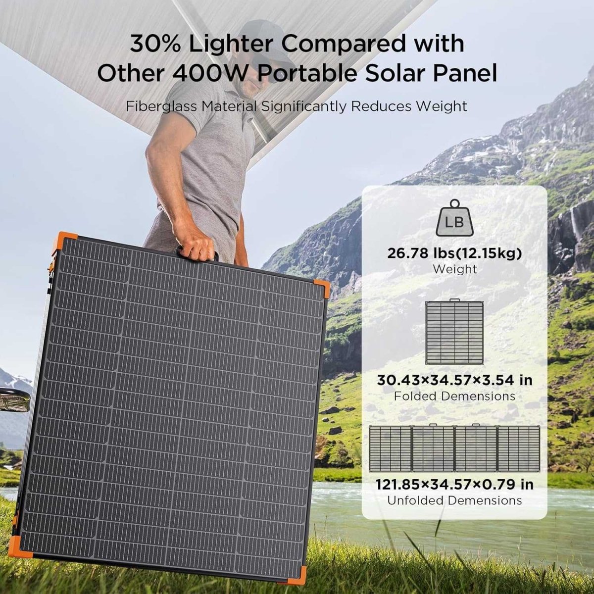 450 Watt Portable Solar Panel N - Type 16BB - zoupw