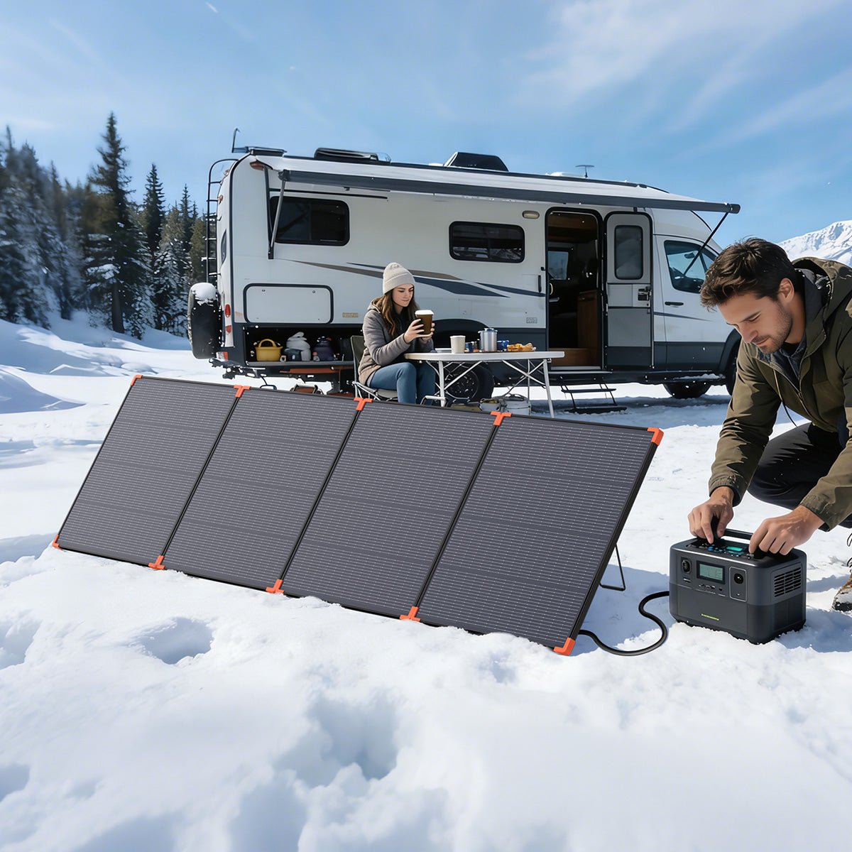 450 Watt Portable Solar Panel N-Type 16BB for Camping -ZOUPW – zoupw