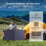 110 watt Foldable Solar Panel 10BB ZOUPW