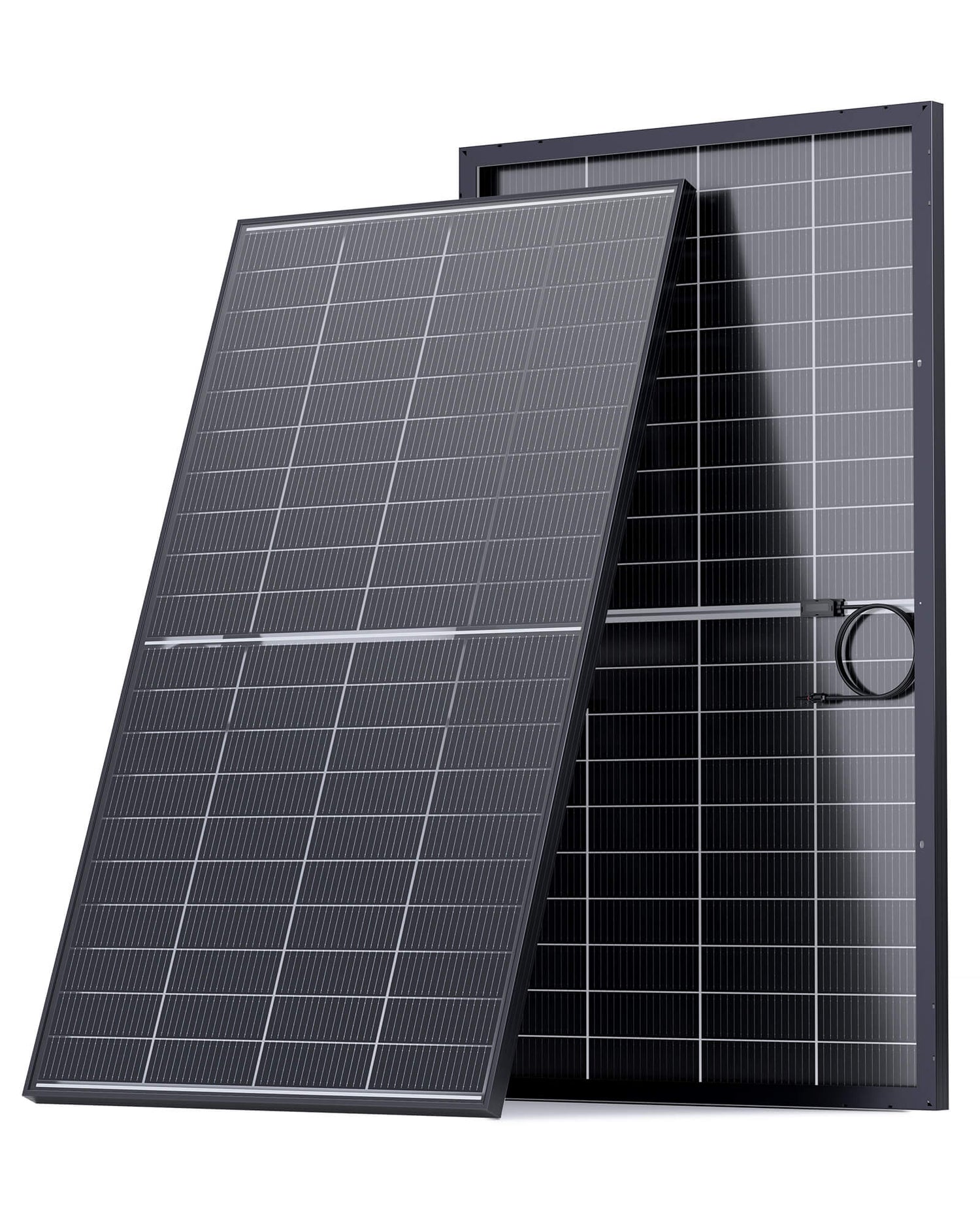 ZOUPW 200W Bifacial Glass Solar Panel | 25% N-Type Rigid