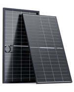 ZOUPW 200W Bifacial Glass Solar Panel | 25% N-Type Rigid