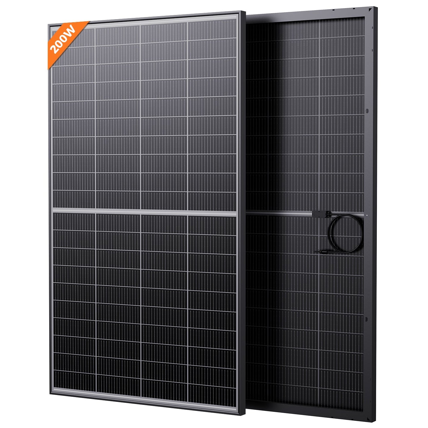 ZOUPW 200W 両面発電 硬質ソーラーパネル | N型 16BB ガラス – zoupw