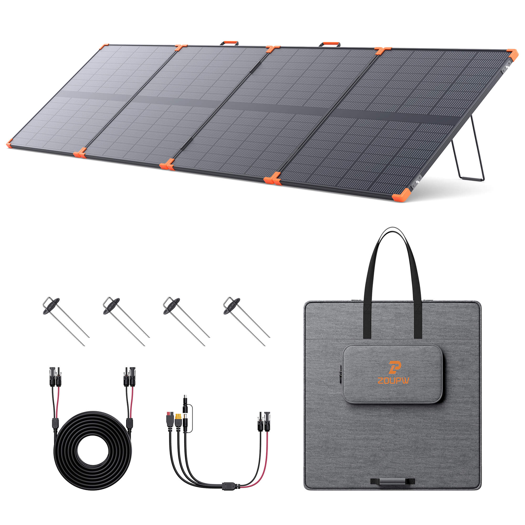ZOUPW 450W Portable Foldable Solar Panel | N-Type 16BB IP68 – zoupw