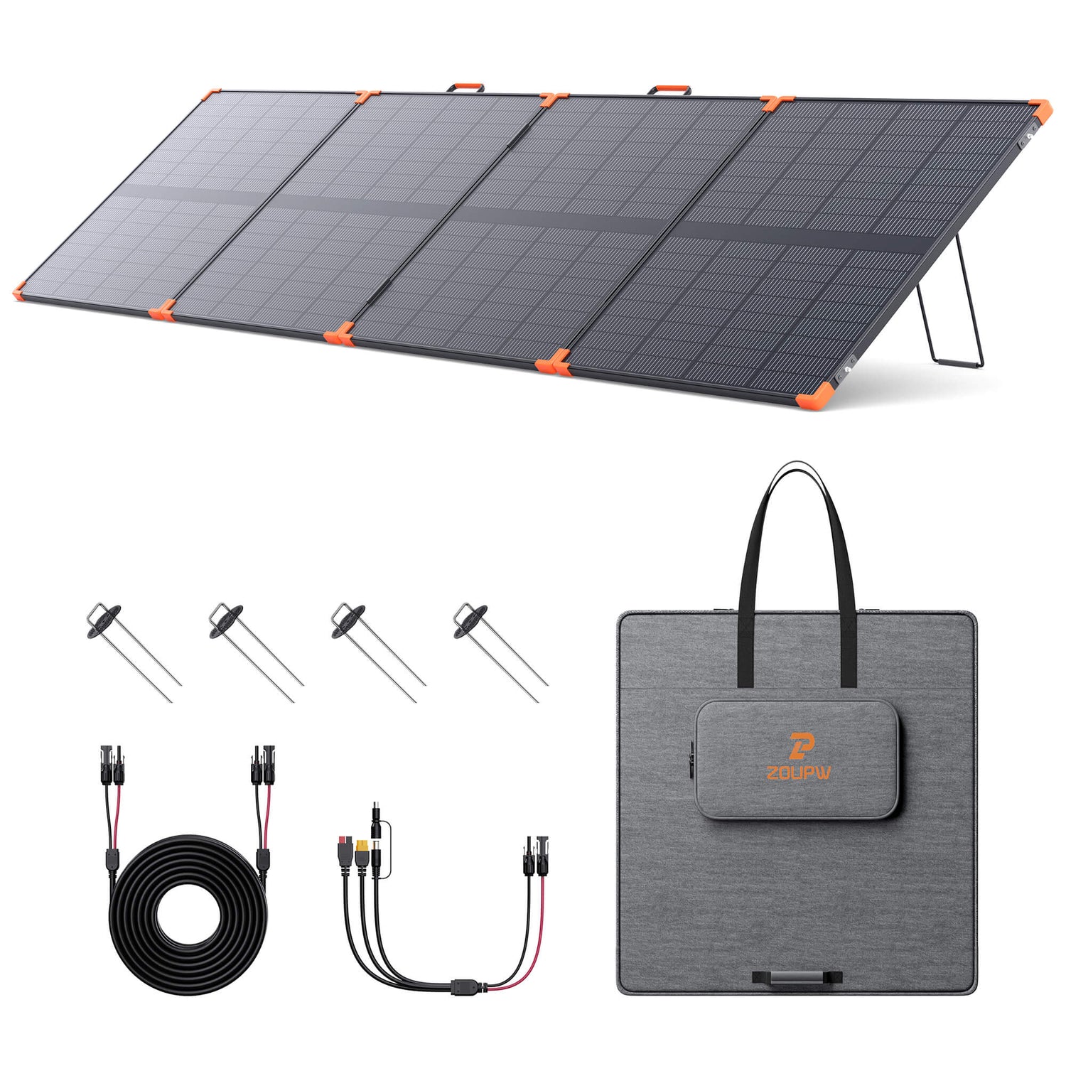 ZOUPW 450W Portable Foldable Solar Panel | N-Type 16BB IP68