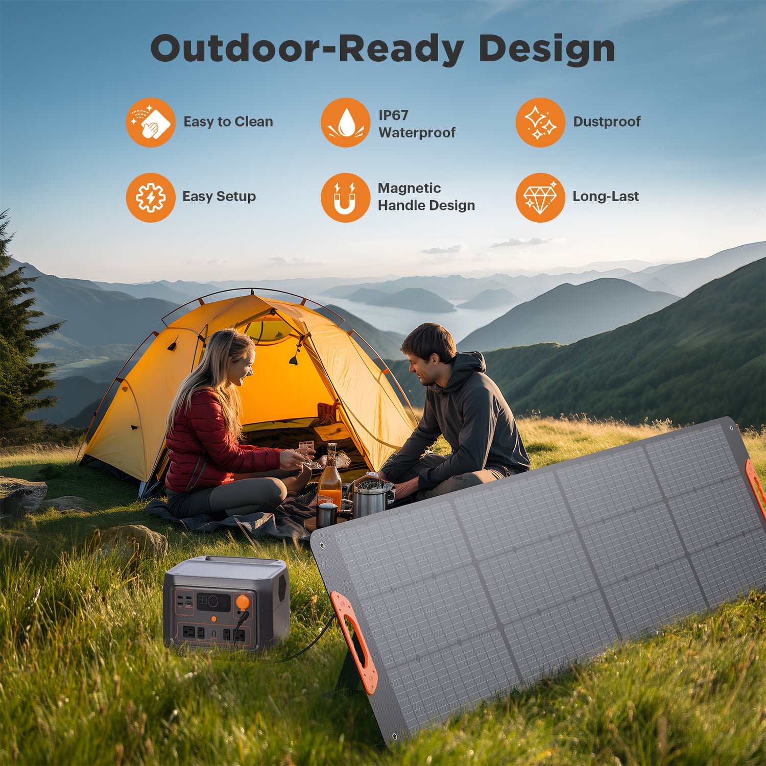 200W FoldGo Pro Portable Solar Panel 10BB