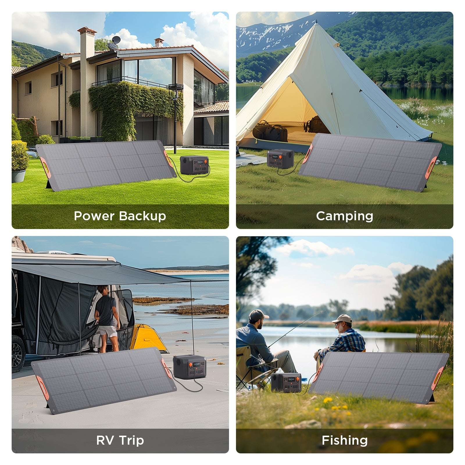 200W FoldGo Pro Portable Solar Panel 10BB ZOUPW