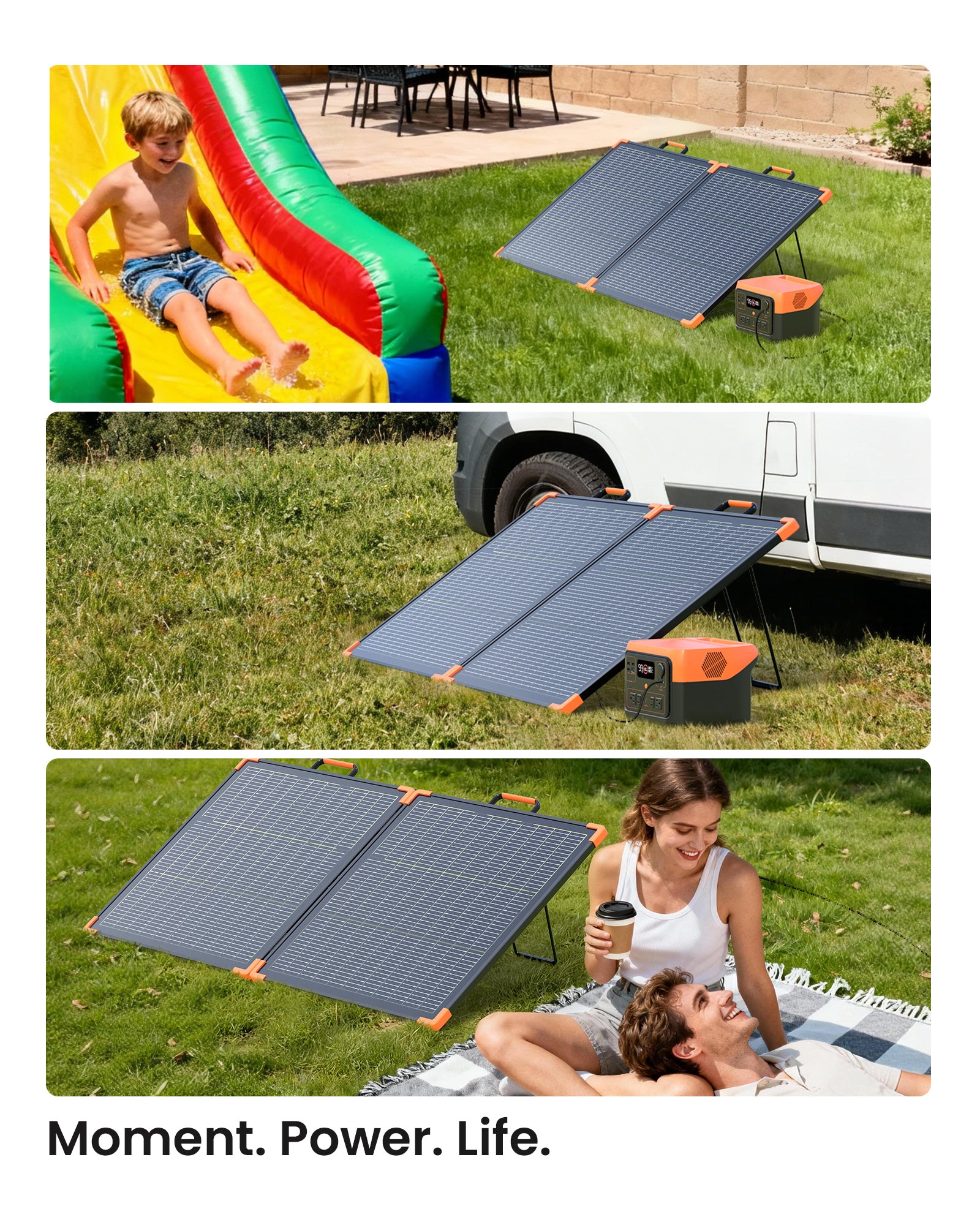 ZOUPW 110W Bifacial Composite Material Portable Solar Panel – zoupw