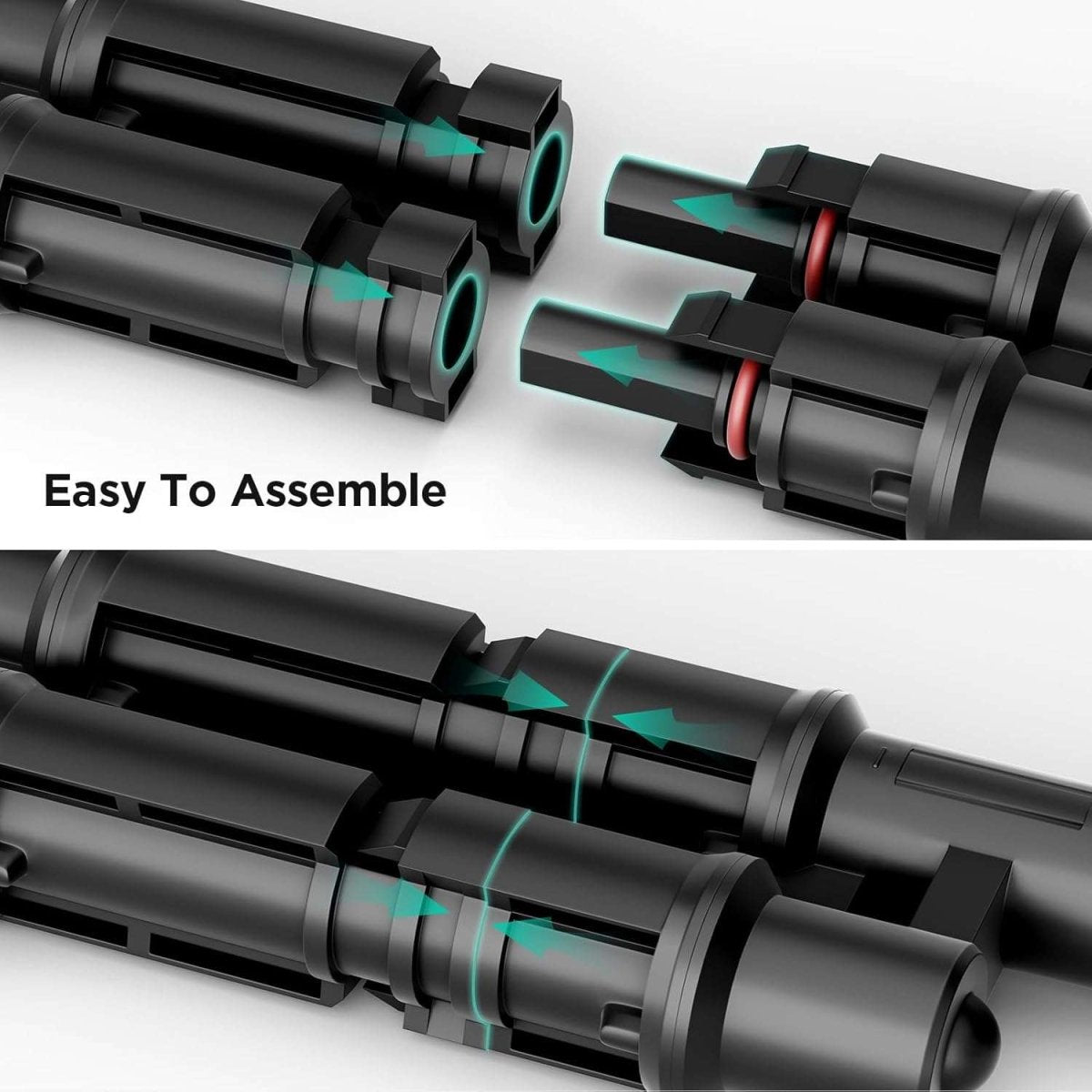 Solar Branch Connectors 2 to 1 Solar Connector - zoupw