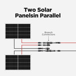Solar Branch Connectors 2 to 1 Solar Connector - zoupw
