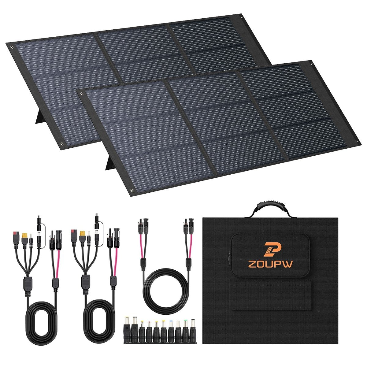 ZOUPW 160W Lightweight Portable Solar Panel | Foldable N-Type 16BB