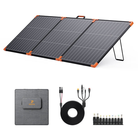 ZOUPW 180W Bifacial Foldable Solar Panel | N-Type 16BB - Tri-Fold