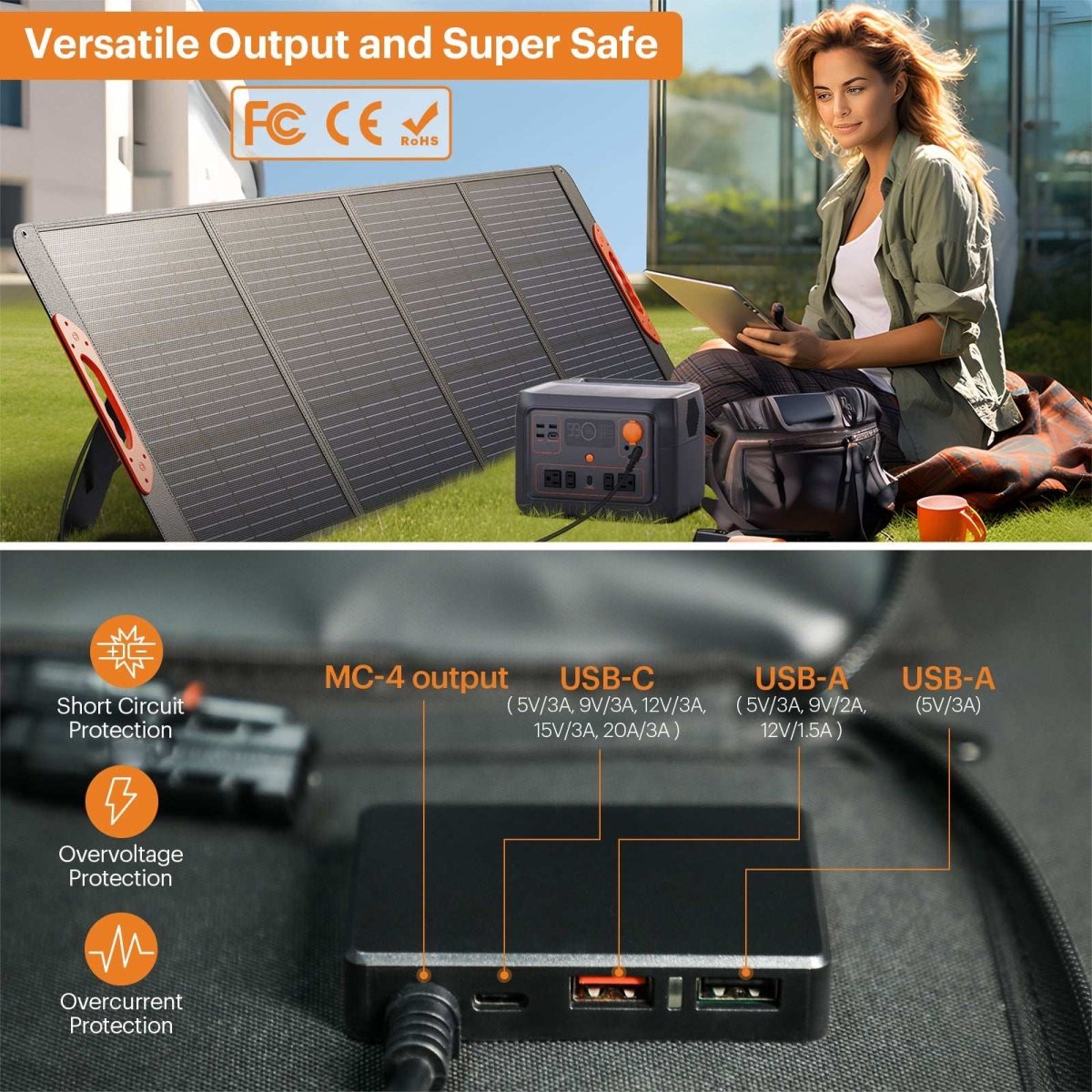 ZOUPW foldgo 200 watt foldable solar panel - zoupw