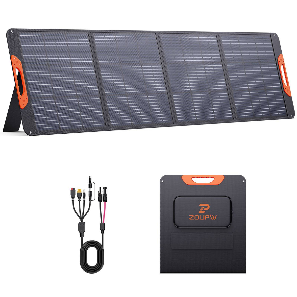 ZOUPW 200W Portable Solar Panel - Certified Pre-Owned (Used)